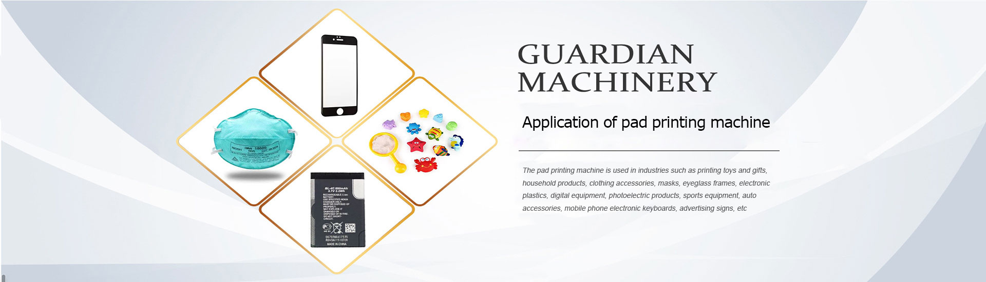 Application of pad printing machine